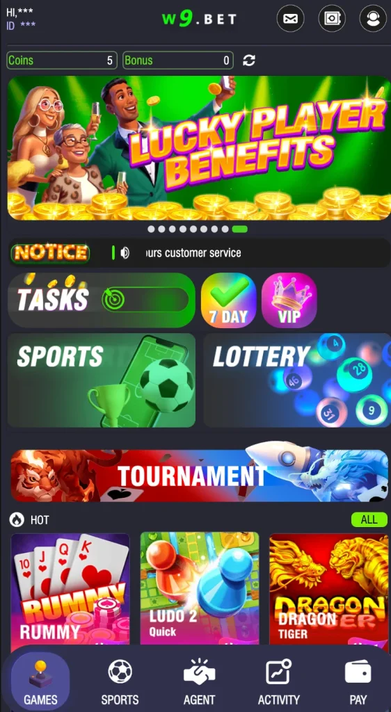 w9 BET game